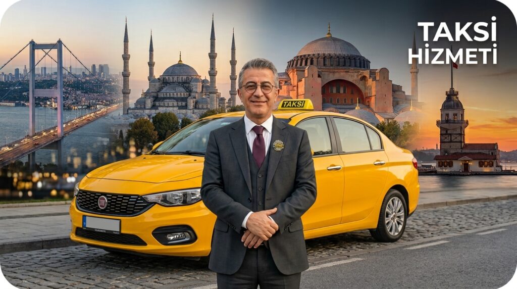 İstanbul sarı taksi hizmeti ve hızlı havalimanı transfer seçeneği.